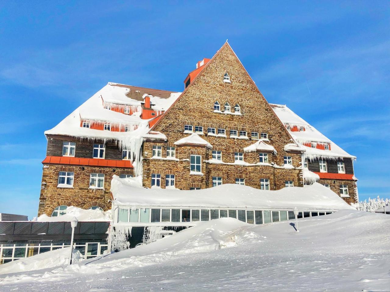 Hotel Sachsenbaude Oberwiesenthal Exterior foto